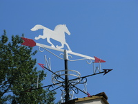 horse wind meter at burnaby village museum 