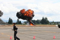 f18 hornet bombing runway Abbotsford, British Columbia, Canada, North America
