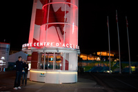 olympic welcome booth Abbotsford, British Columbia, Canada, North America