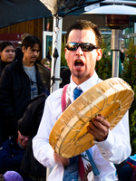 singing drummer Vancouver, British Columbia, Canada, North America