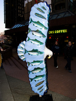 trout painted eagle Vancouver, British Columbia, Canada, North America