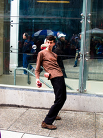 crystal ball man Vancouver, British Columbia, Canada, North America