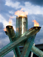 vancouver winter olympic torch 2010 Vancouver, British Columbia, Canada, North America