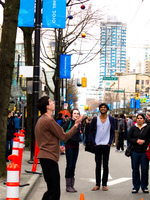 ball juggler on robson Vancouver, British Columbia, Canada, North America