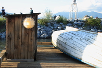 wooden boat Vancouver, British Columbia, Canada