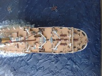 sinking ship model 