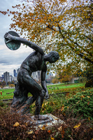 Jericho Beach greek statue Abbotsdord, British Columbia, Canada, North America