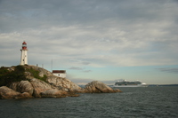 guiding the giant cruise ship 