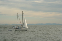 double sail boats 