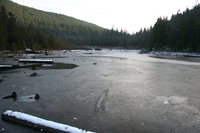 frozen lake 