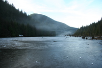 lifeless lake of ice 