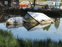 sunken boat 