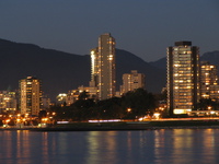 west vancouver night 