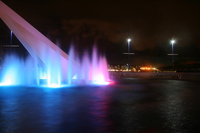 fountain of purple 