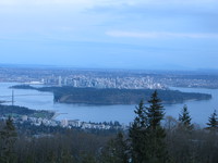 stanley park from cypress 