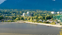 Stanley park twlight Vancouver,  British Columbia,  Canada, North America