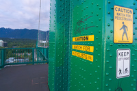 Lion Gate Bridge Twlight Vancouver,  British Columbia,  Canada, North America