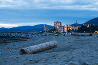 Ambleside Park Twlight Vancouver,  British Columbia,  Canada, North America