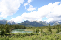 lake near bow valley parkway 