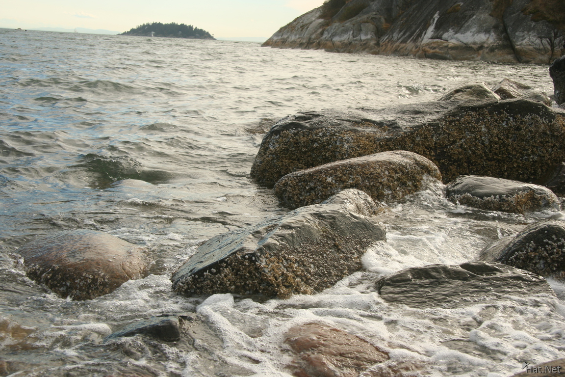 angry sea and angry rocks