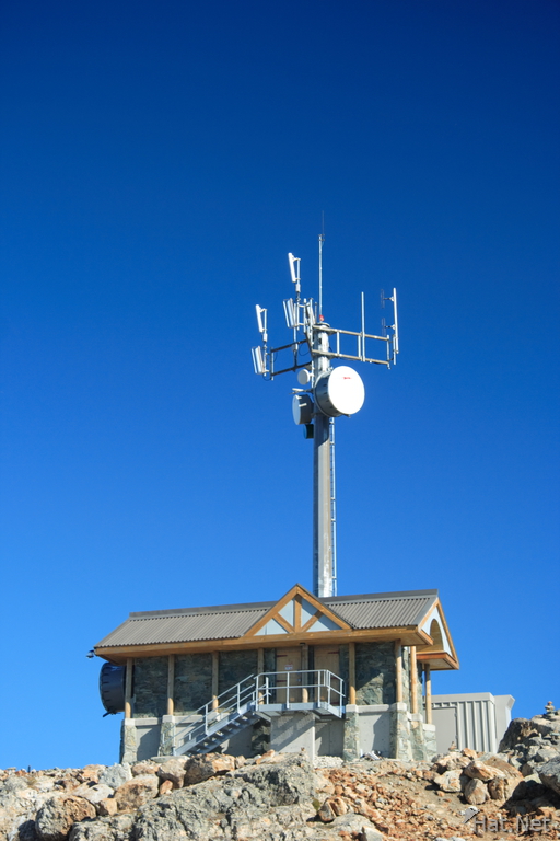 weather station at the peak